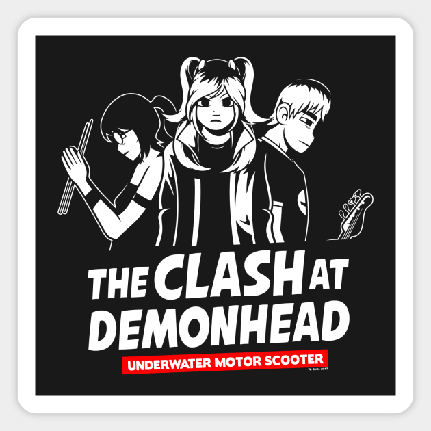 Clash At Demonhead Magnet by wloem